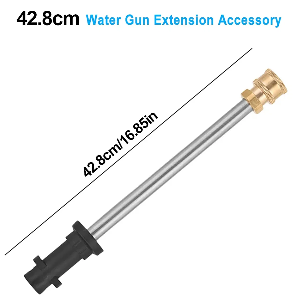 Pressure Washer Extension Lance | Stainless Steel Shaft | 1/4 Inch Quick Connect - Thumbnail 2