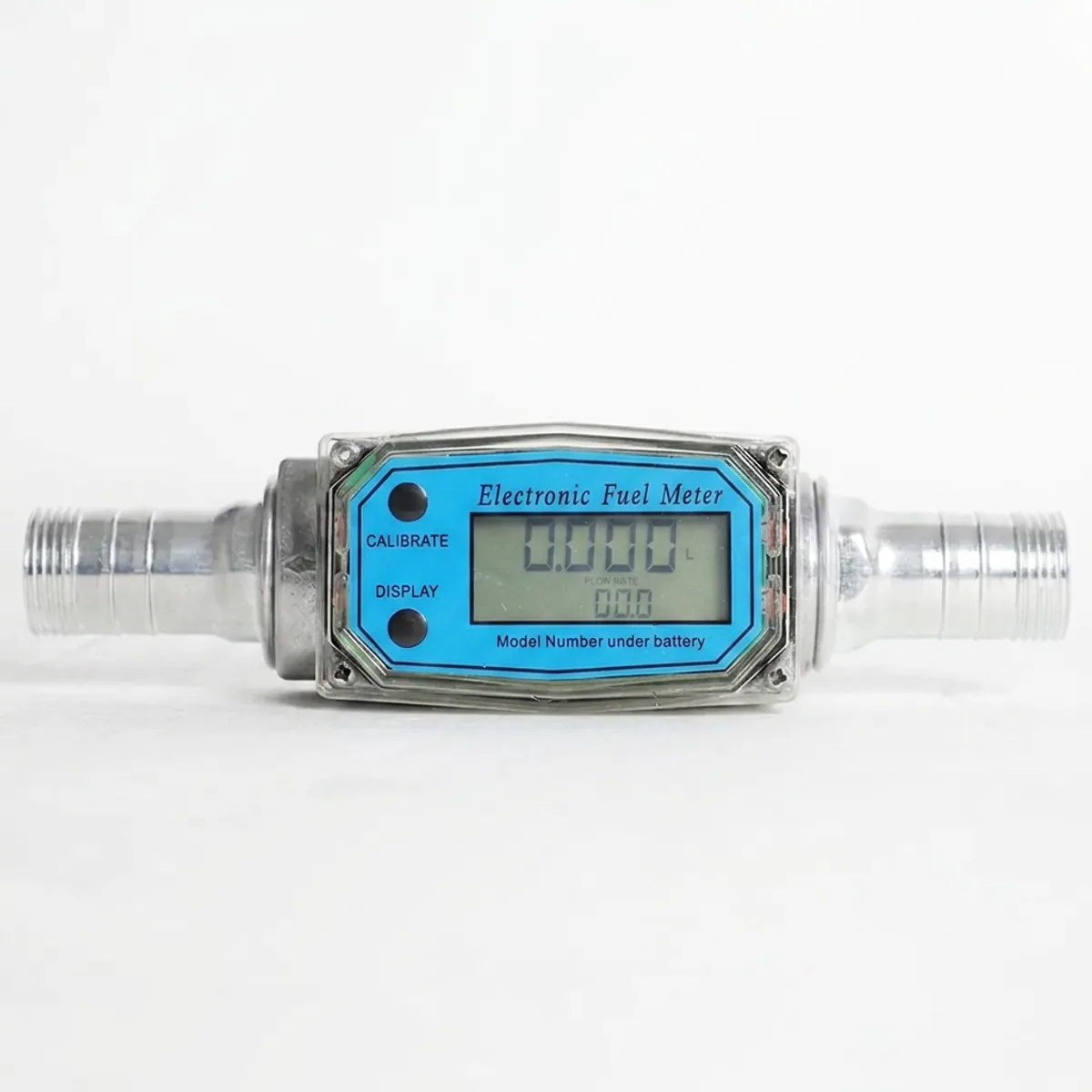 Flow Meter | Aluminum Digital Turbine | Threaded Liquid Transfer Gauge - Thumbnail 2