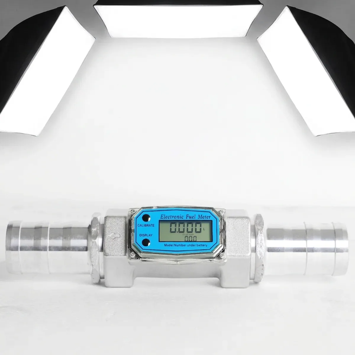 Flow Meter | Aluminum Digital Turbine | Threaded Liquid Transfer Gauge - Thumbnail 6