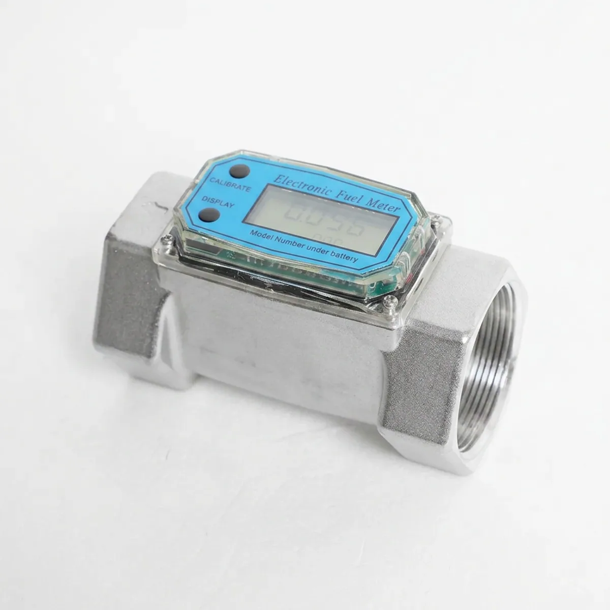 Flow Meter | Aluminum Digital Turbine | Threaded Liquid Transfer Gauge - Thumbnail 10