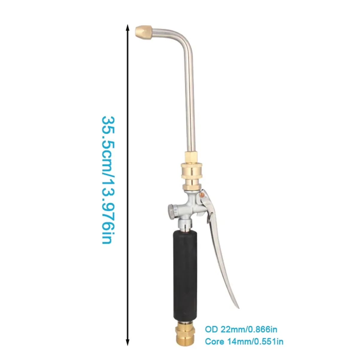 Pressure Washer Lance and Gun M22-14 | 22mm Thread | 1/4" Quick Connect - Thumbnail 4