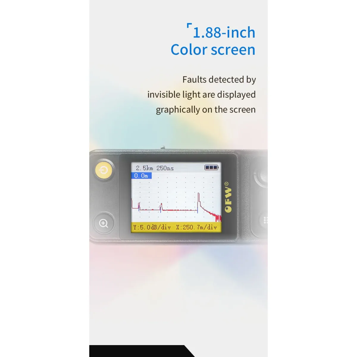 Visual Fault Locator FWV-100 | 10mW VFL + 1550nm Trace | 20km Fault Finder - Thumbnail 6