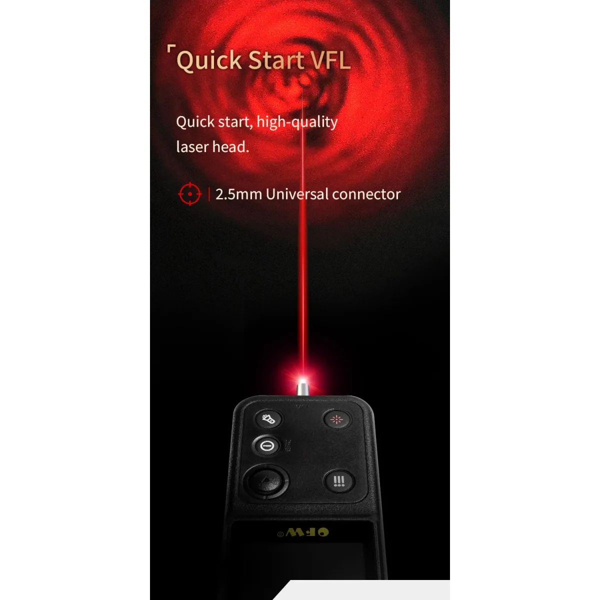 Visual Fault Locator FWV-100 | 10mW VFL + 1550nm Trace | 20km Fault Finder - Thumbnail 3