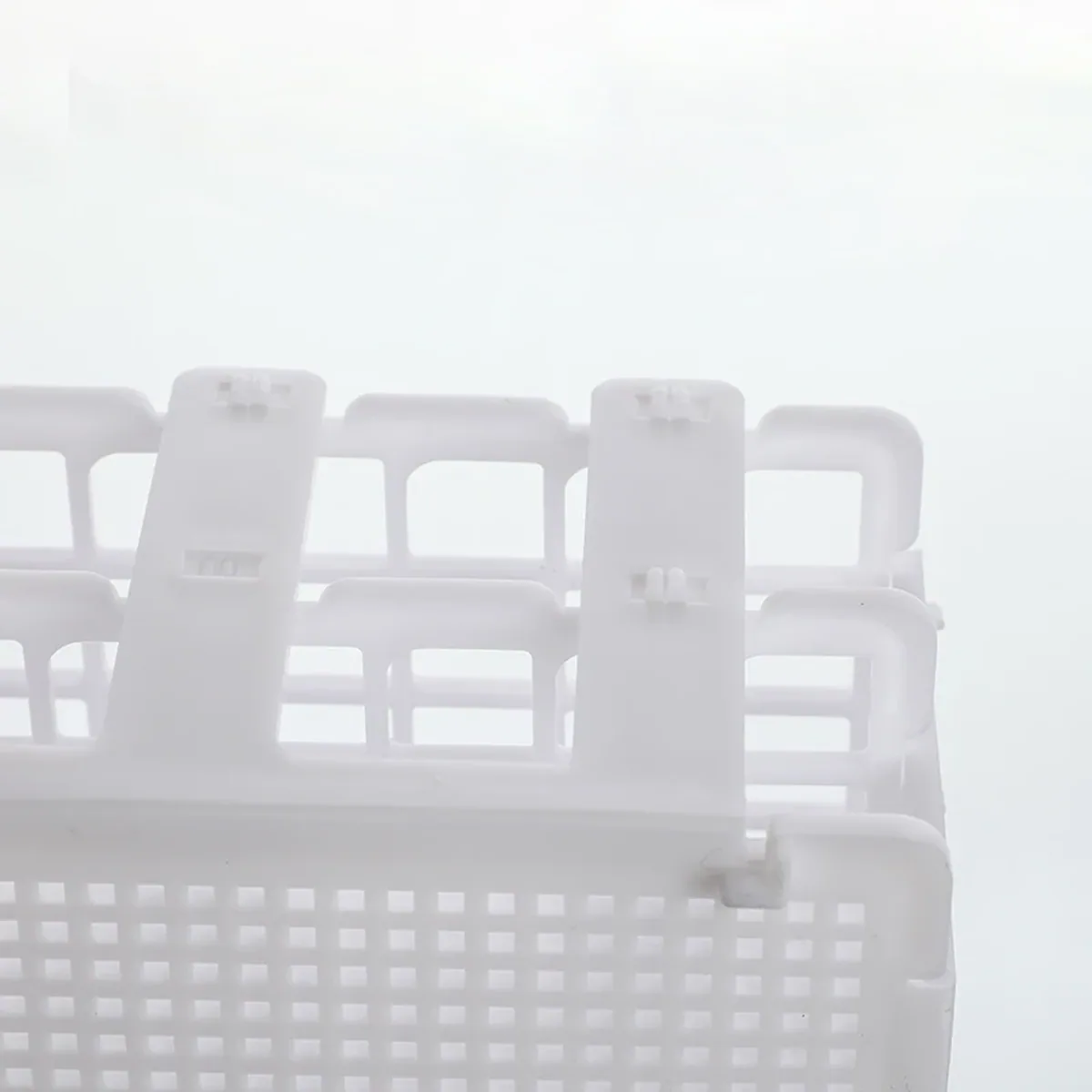 Plastic Test Tube Rack 60 Hole | 16mm Wells | Detachable White - Thumbnail 2