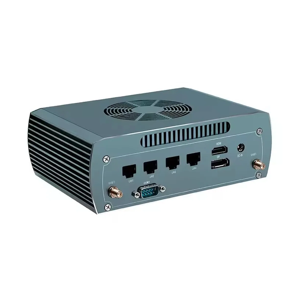 Firewall Appliance Mini PC | AMD Ryzen 5 DDR5 | Quad 2.5G LAN Metal Server - Thumbnail 2