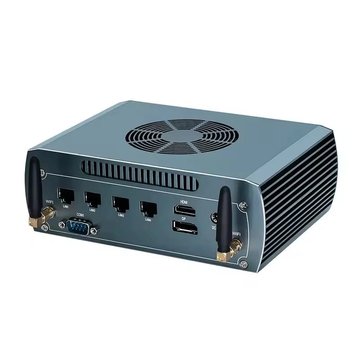Firewall Appliance Mini PC | AMD Ryzen 5 DDR5 | Quad 2.5G LAN Metal Server - Thumbnail 4