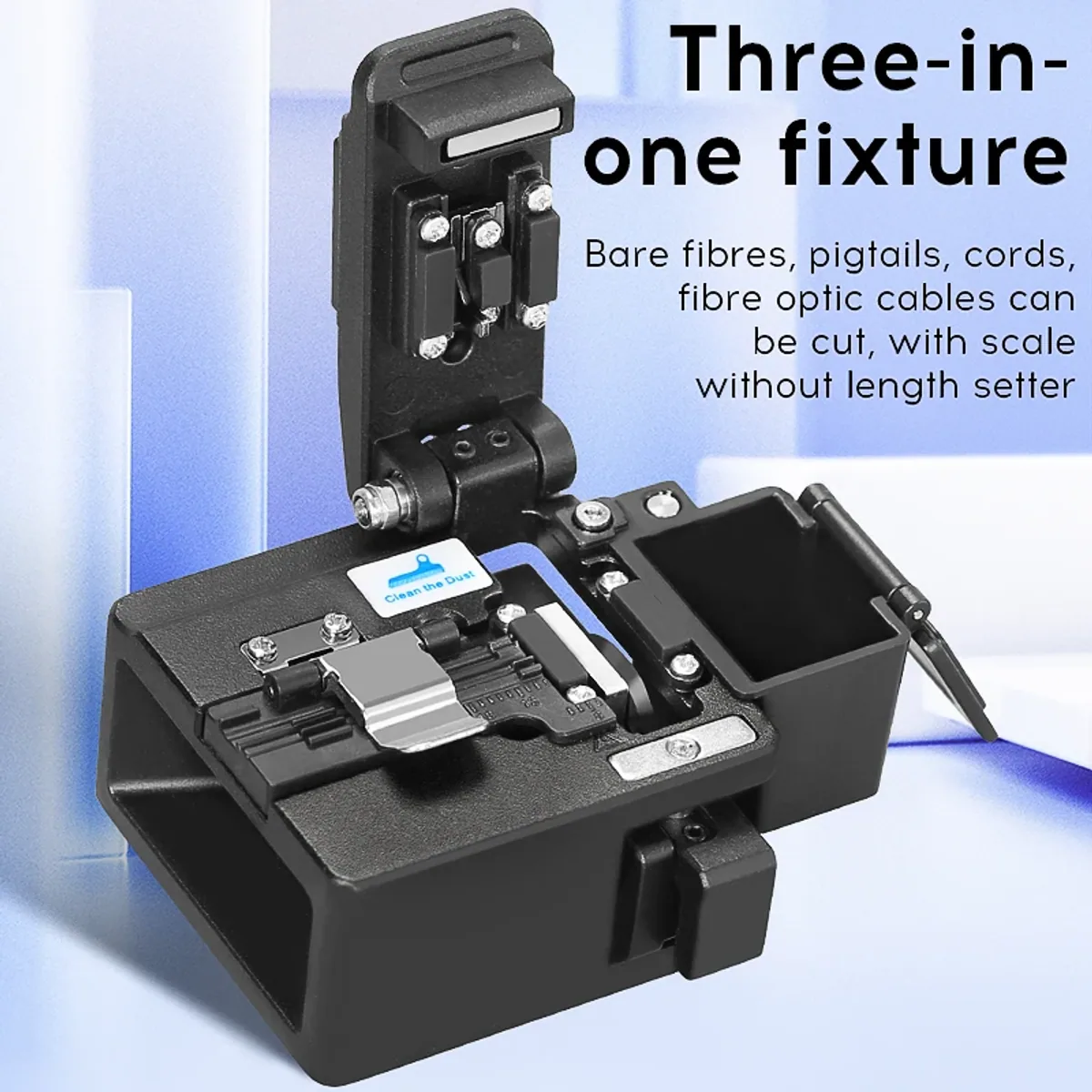 Fibre Cleaver AUA-X5 | 16-Position Tungsten Blade | Waste Fibre Box - Thumbnail 2