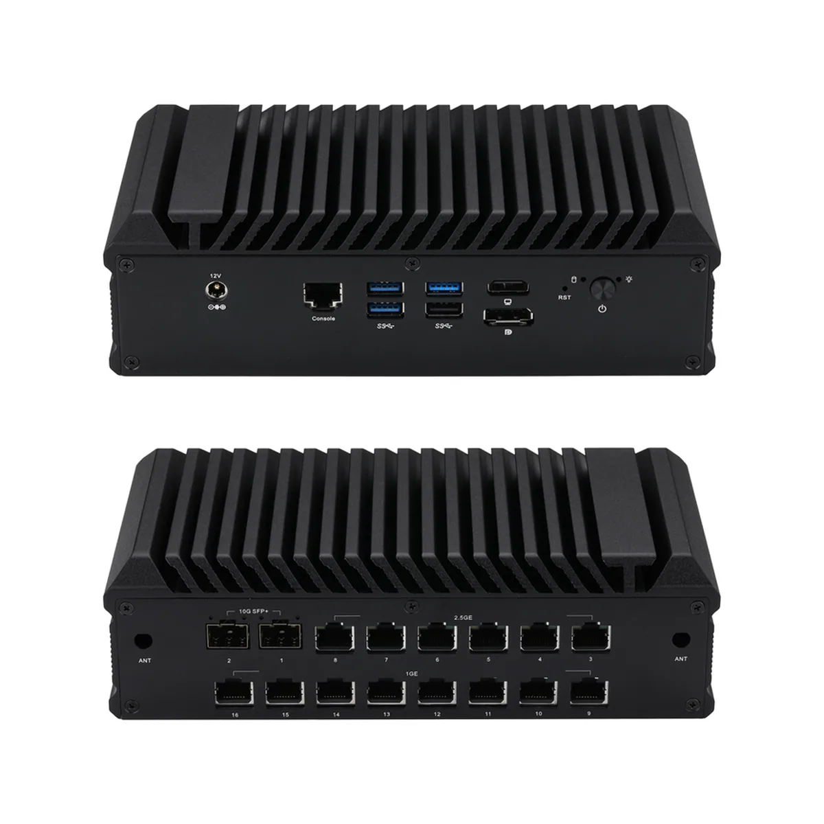 Appliance Mini PC | 16-Port LAN with 10G SFP+ | Fanless NAS Server - Thumbnail 2