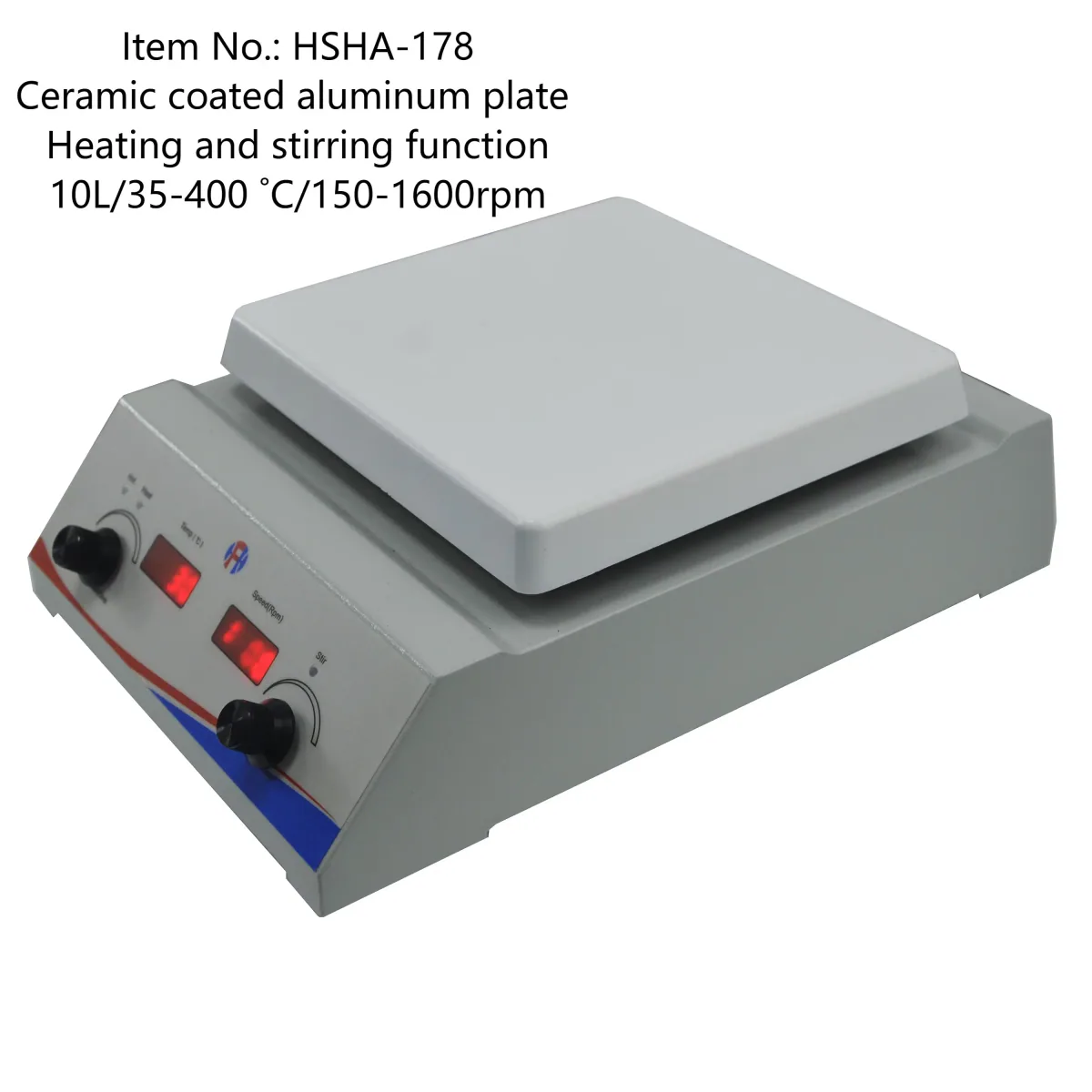 Magnetic Stirrer Hot Plate 10L | 7 Inch Plate | 178 Series - Thumbnail 3