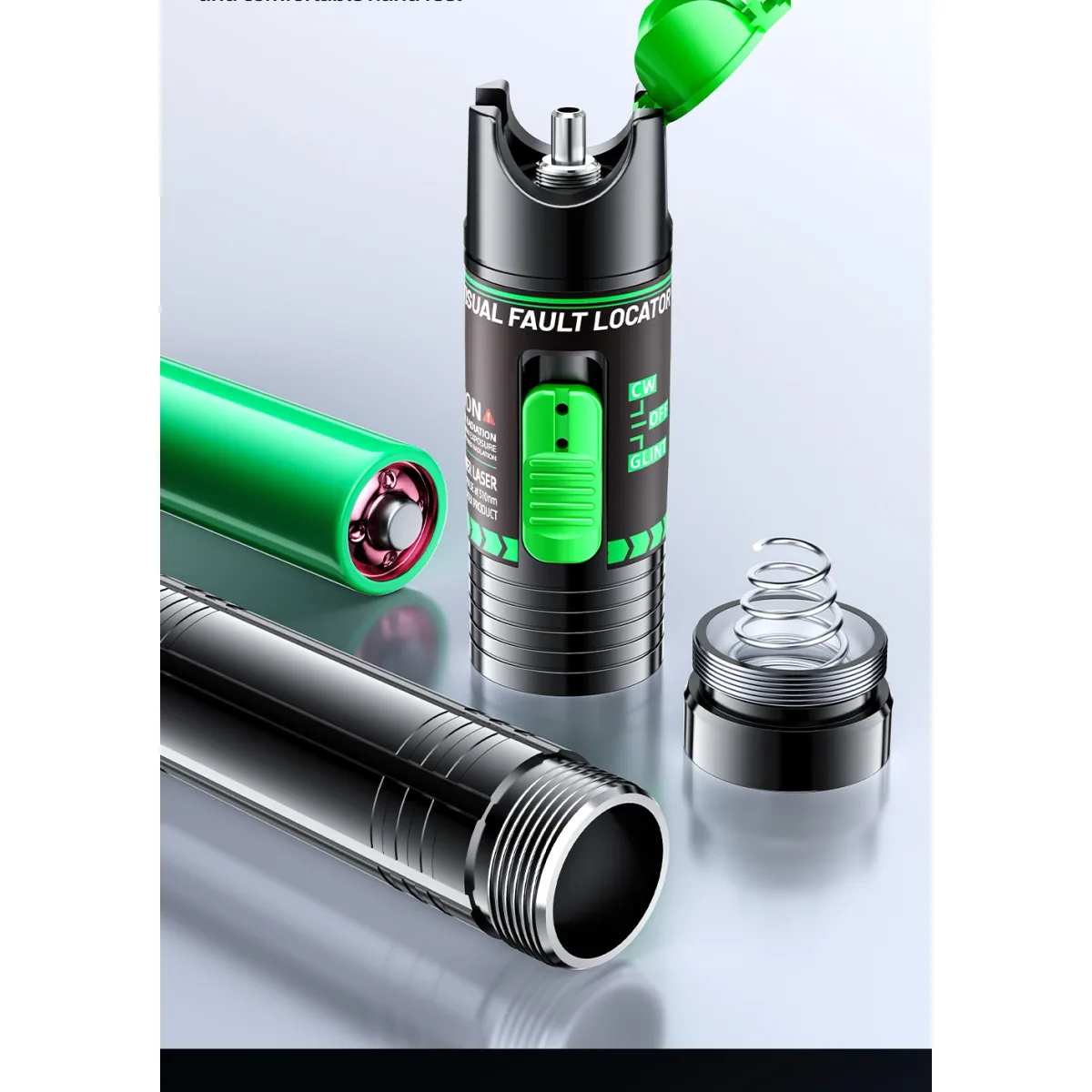 Visual Fault Locator Pen | Green 510nm or Red 650nm | 15mW to 50mW - Thumbnail 3
