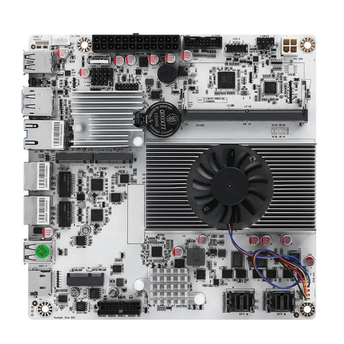 Mini ITX NAS Motherboard | 6x SATA 2x M.2 NVMe | N150/N300 DDR5
