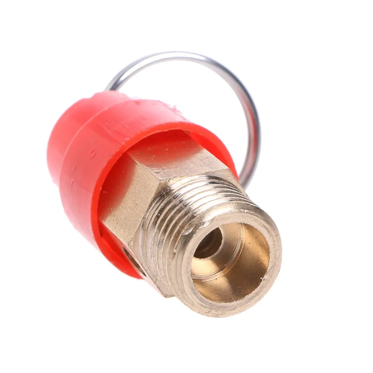 Air Compressor Safety Relief Valve | 1/4 BSP | 1MPa Brass - Thumbnail 4