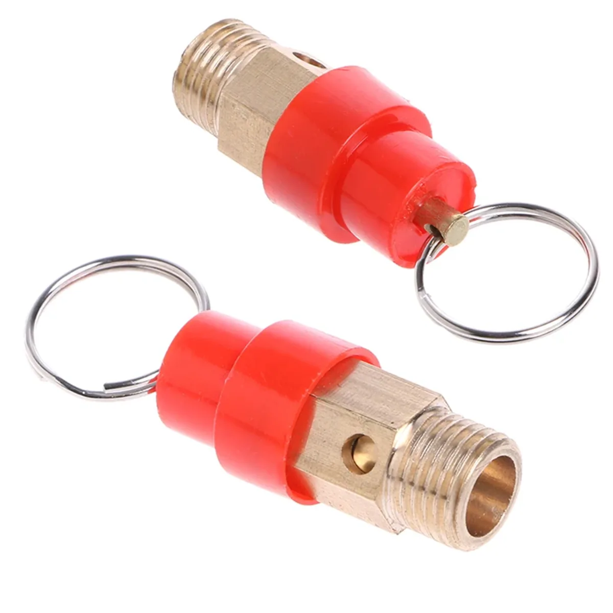 Air Compressor Safety Relief Valve | 1/4 BSP | 1MPa Brass - Thumbnail 3