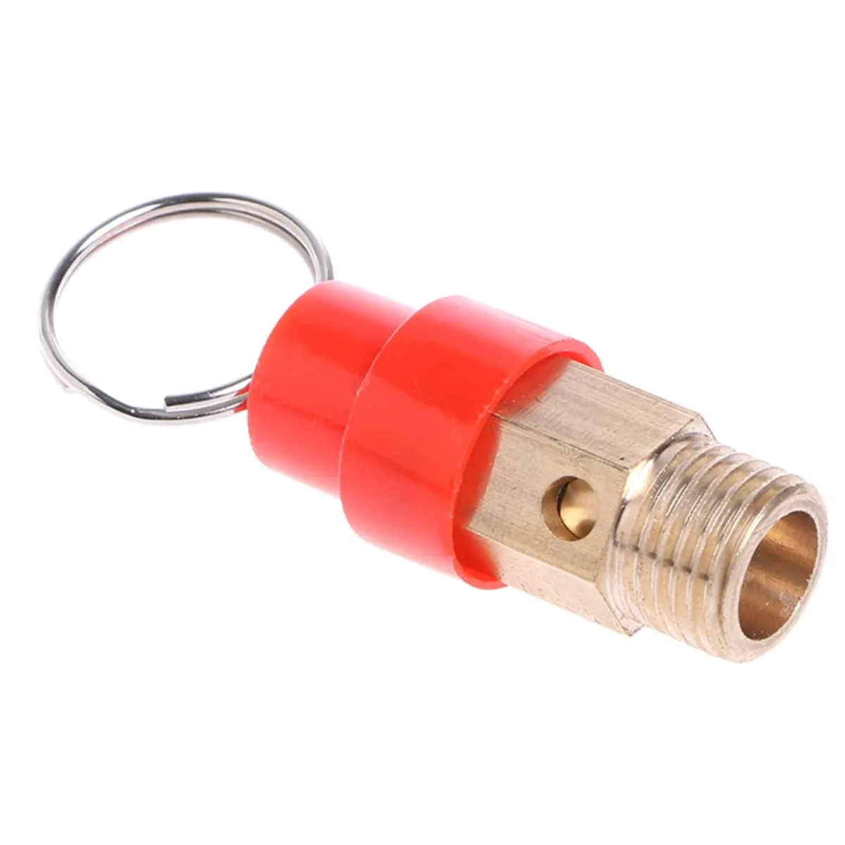 Air Compressor Safety Relief Valve | 1/4 BSP | 1MPa Brass - Thumbnail 2