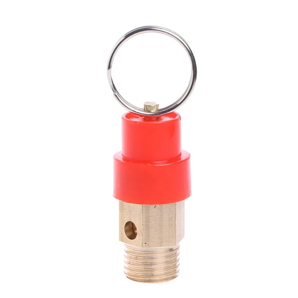 Air Compressor Safety Relief Valve | 1/4 BSP | 1MPa Brass - Thumbnail 5