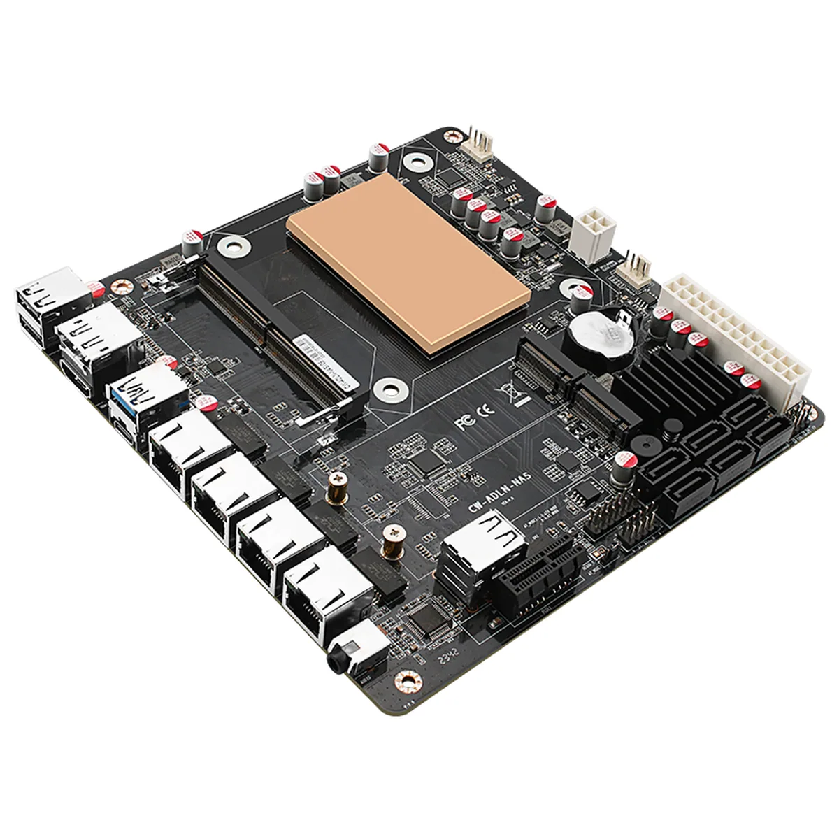 Appliance Mini PC Motherboard | 4x I226 2.5G LAN | DIY 6-Bay NAS ITX - Image 1