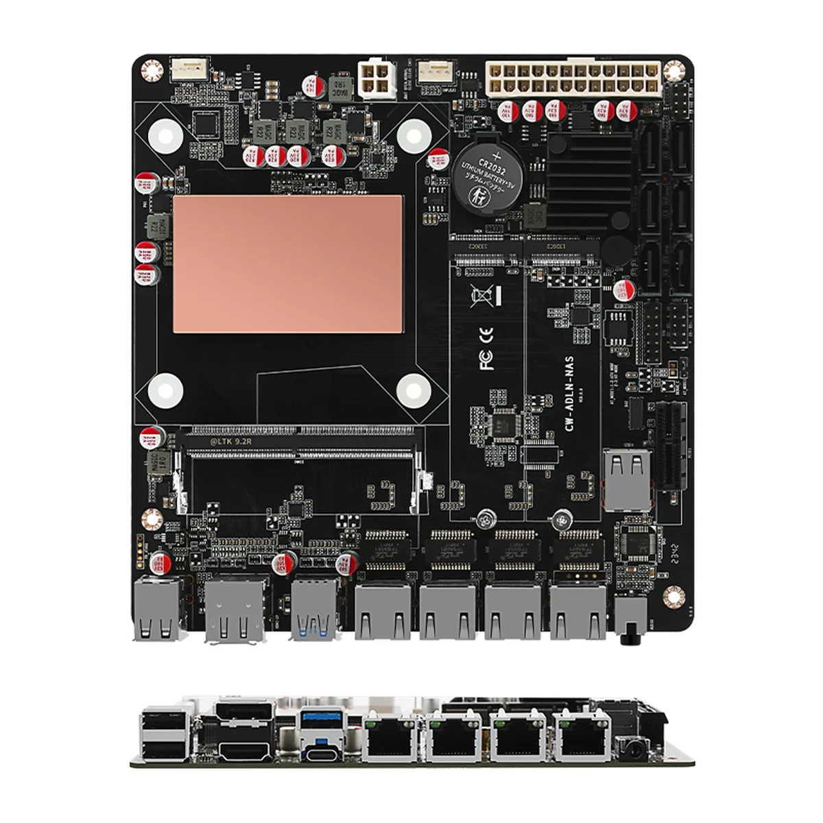 Appliance Mini PC Motherboard | 4x I226 2.5G LAN | DIY 6-Bay NAS ITX - Thumbnail 2