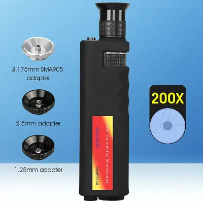AUA-200XD, 200x with SMA905 adapter