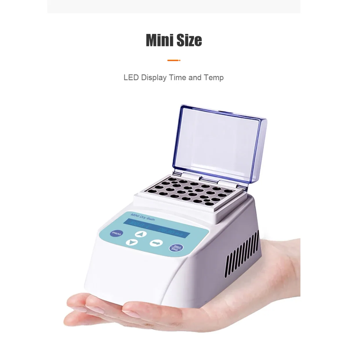 Mini Dry Bath for Laboratory Centrifuge Tubes MINIB-100 | R.T. +5°C to 100°C - Thumbnail 4