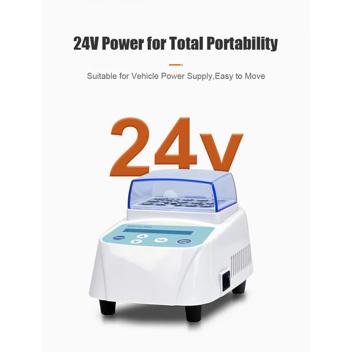 Mini Dry Bath for Laboratory Centrifuge Tubes MINIB-100 | R.T. +5°C to 100°C - Thumbnail 7