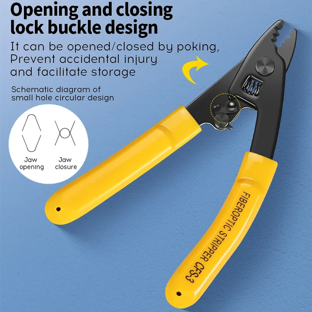 Fibre Stripping Tool CFS-3 | Three-Port Stripper | 3mm to 125um Fibre - Thumbnail 6