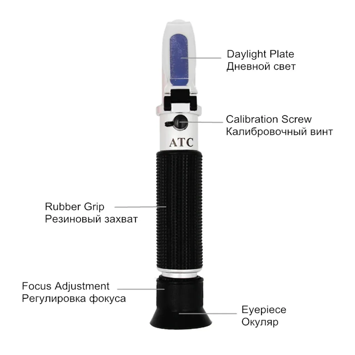 Salinity Refractometer 0-10% | 1.000-1.070 SG | ATC 10 to 30°C - Thumbnail 2