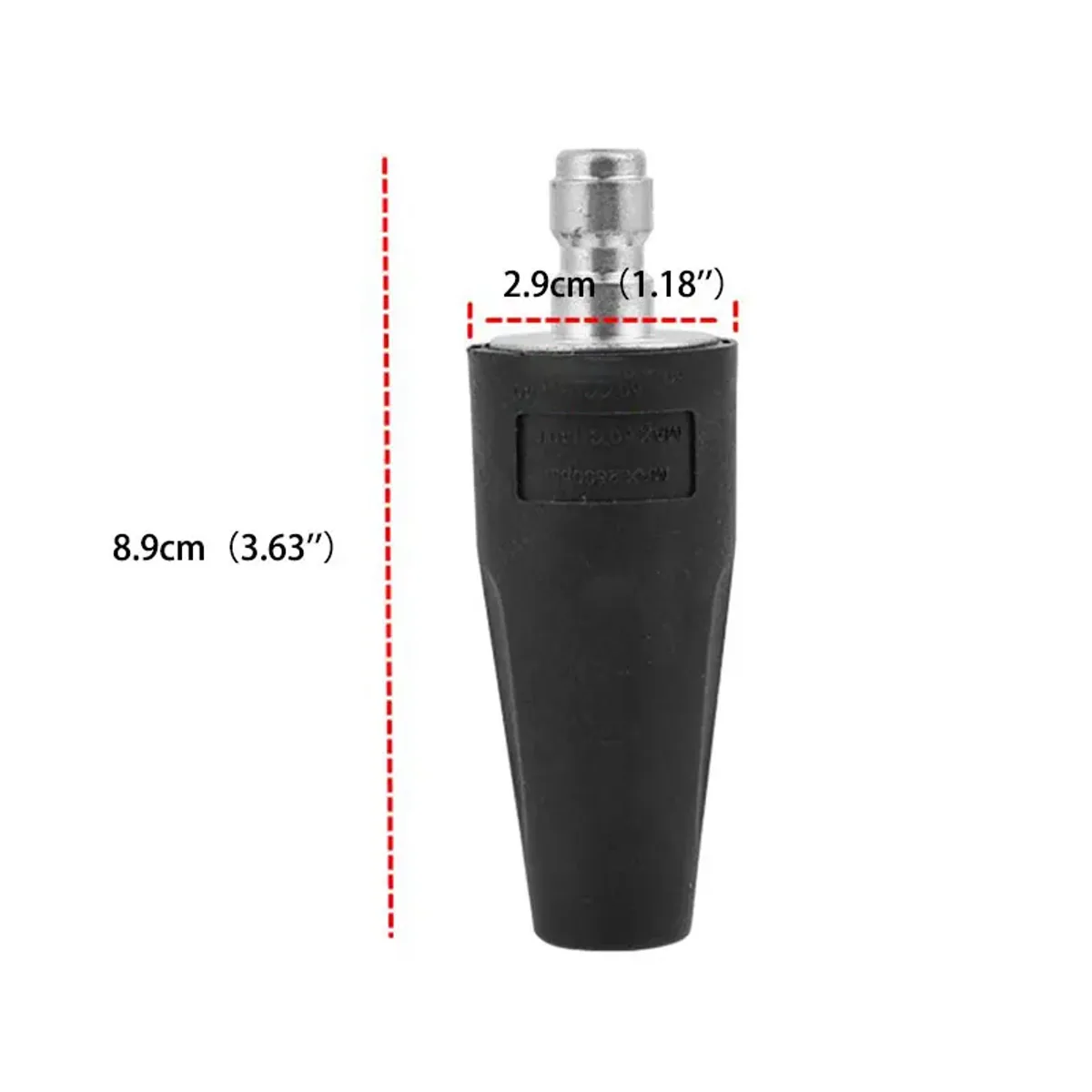 Rotating Pressure Washer Nozzle | 1/4" Quick Release | Turbo Spray - Thumbnail 2