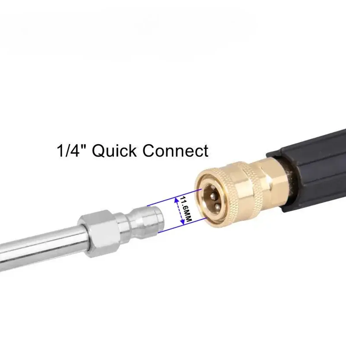 Pressure Washer Extension Lance | 1/4" Quick Connect | 30°, 90° or U Shape - Thumbnail 2
