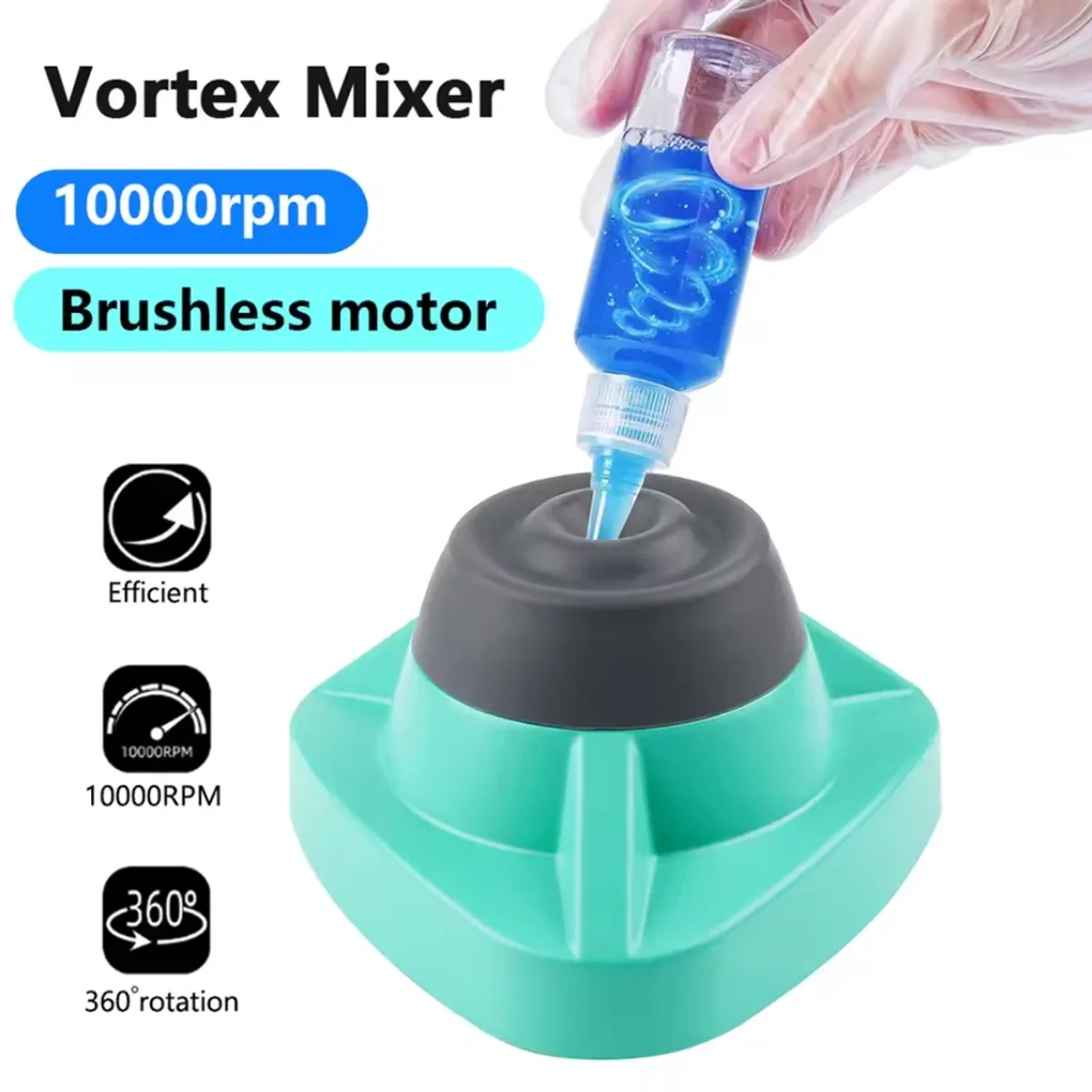 Mini Vortex Mixer VM-300 | 10000rpm | 50ml Load | Touch Start - Image 1