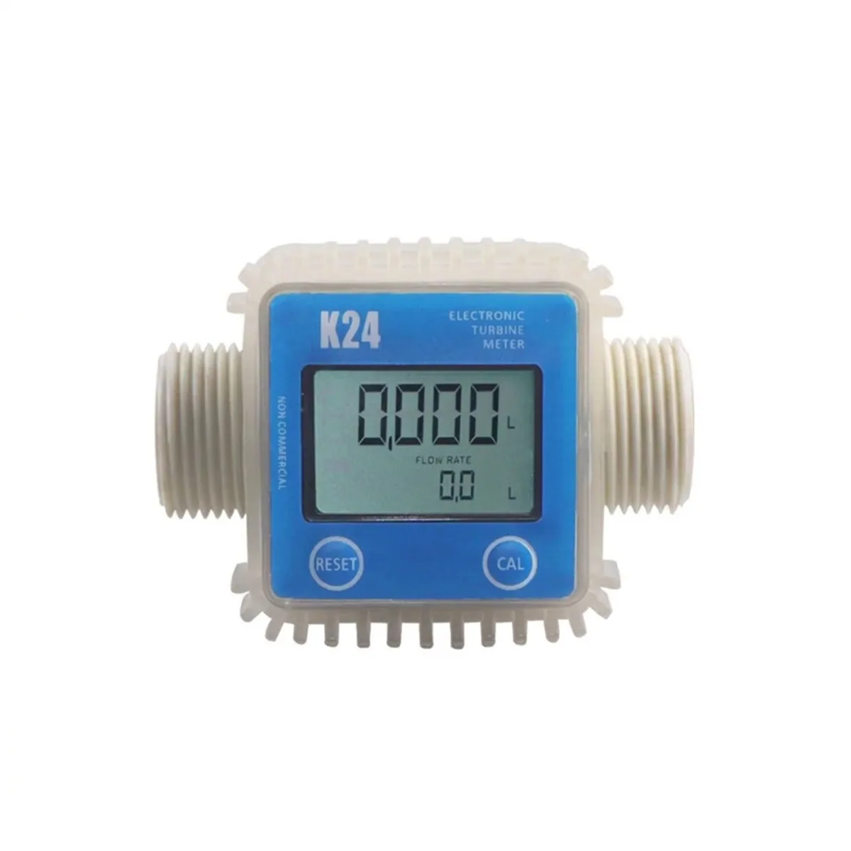 Flow Meter K24 Digital | 1-Inch Turbine LCD Gauge | Fuel Liquid Monitor - Thumbnail 6