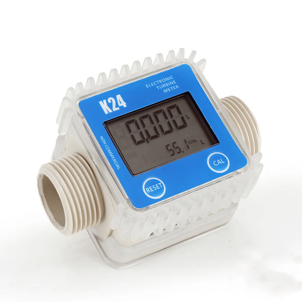 Flow Meter K24 Digital | 1-Inch Turbine LCD Gauge | Fuel Liquid Monitor - Thumbnail 5