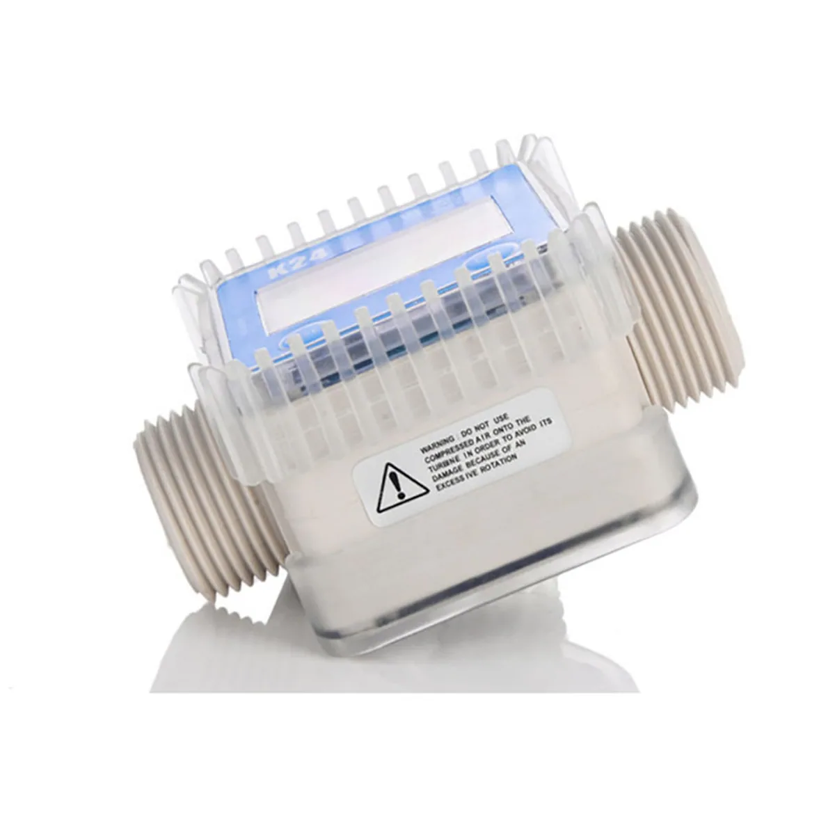 Flow Meter K24 Digital | 1-Inch Turbine LCD Gauge | Fuel Liquid Monitor - Thumbnail 3