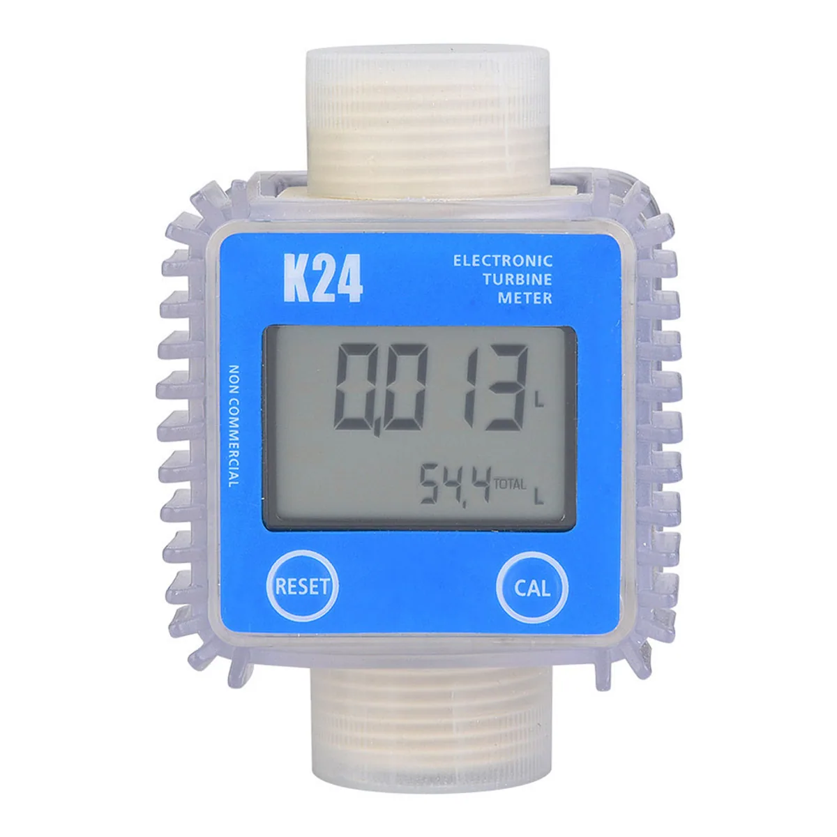 Flow Meter K24 Digital | 1-Inch Turbine LCD Gauge | Fuel Liquid Monitor - Thumbnail 2