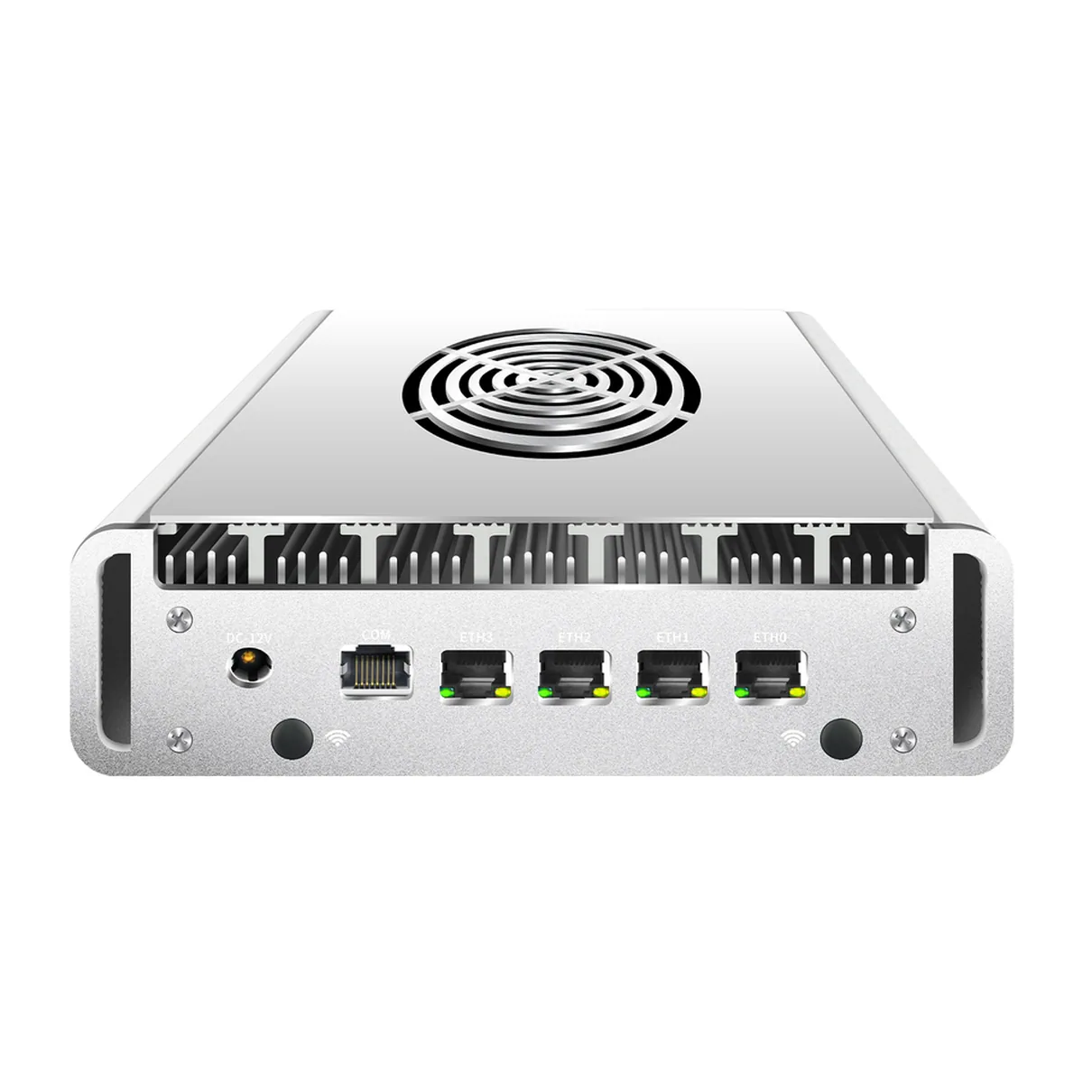 Firewall Appliance Mini PC | Fanless AMD Ryzen | 4x 2.5GbE LAN - Image 1