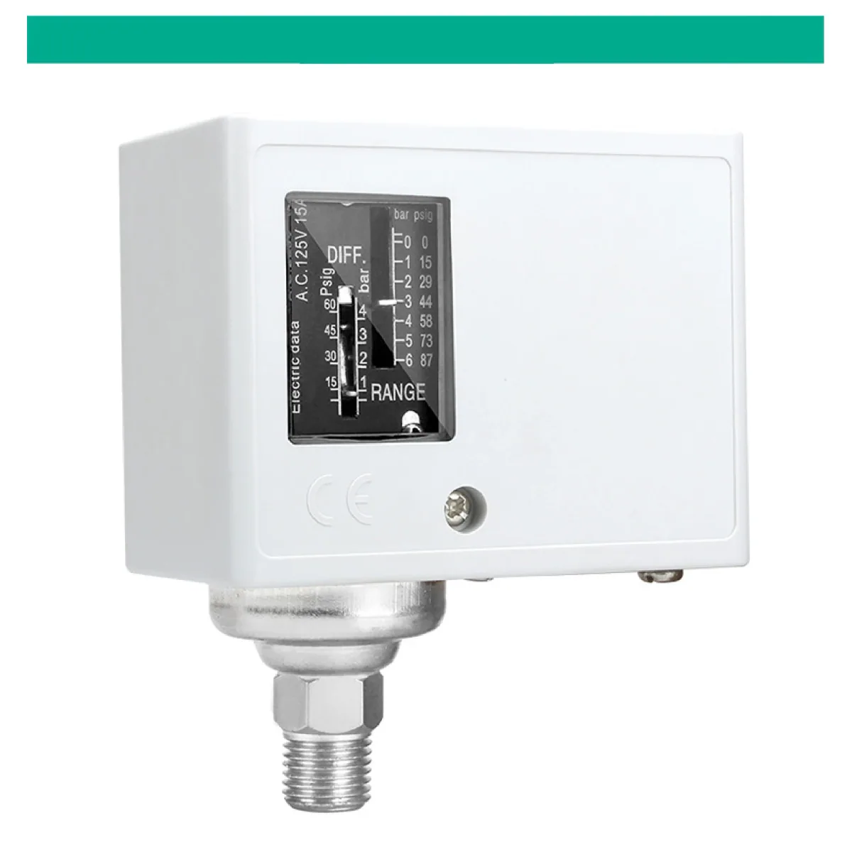 Air Compressor Pressure Switch SPC Series | SPC-103 to SPC-130 | AC125V to 250V - Thumbnail 4