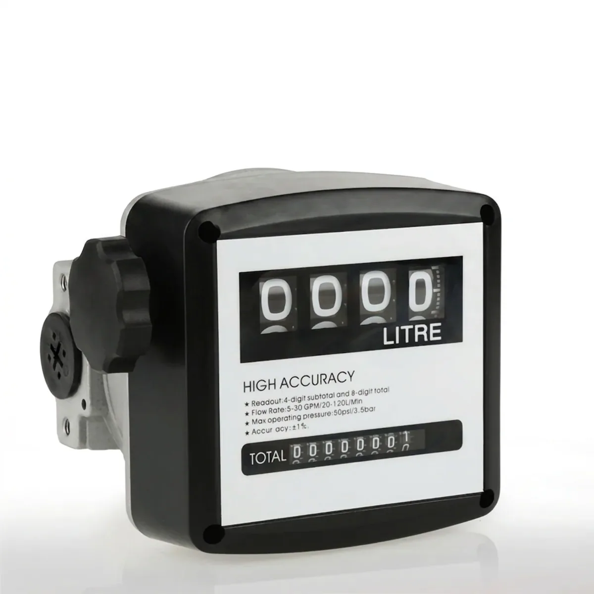 Diesel Flow Meter | 1-Inch Mechanical Counter | High Accuracy 1% Gauge - Thumbnail 2