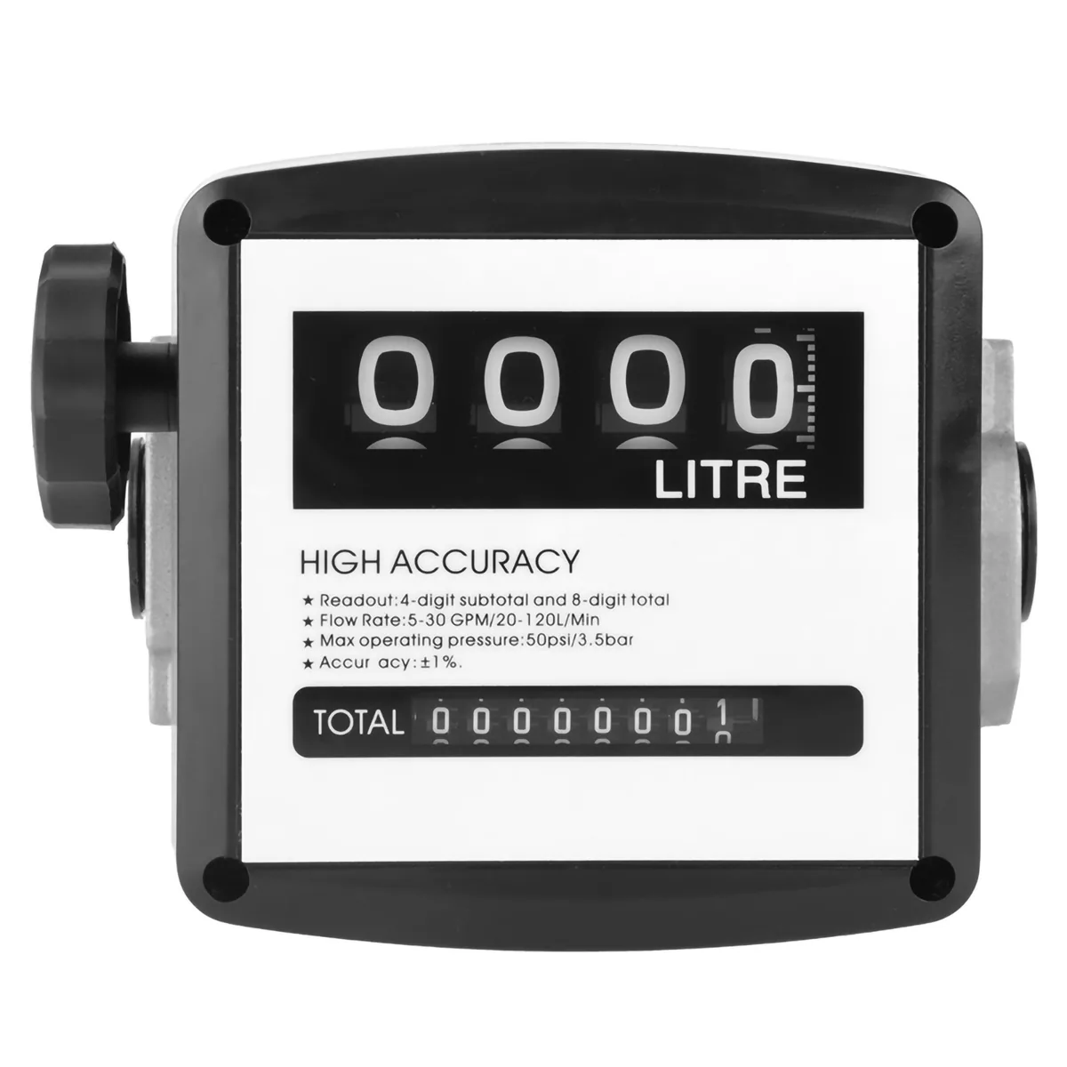 Diesel Flow Meter | 1-Inch Mechanical Counter | High Accuracy 1% Gauge - Thumbnail 4