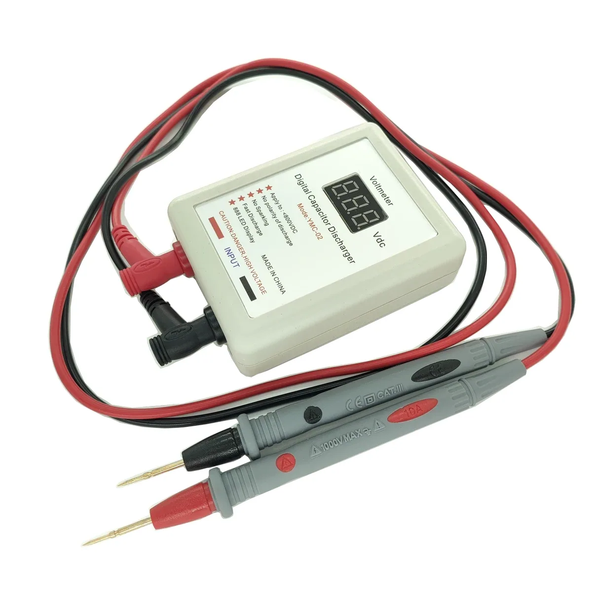 Digital Capacitor Discharger | 3 Digit Blue Display | Below 800V DC, 150J Max - Thumbnail 2