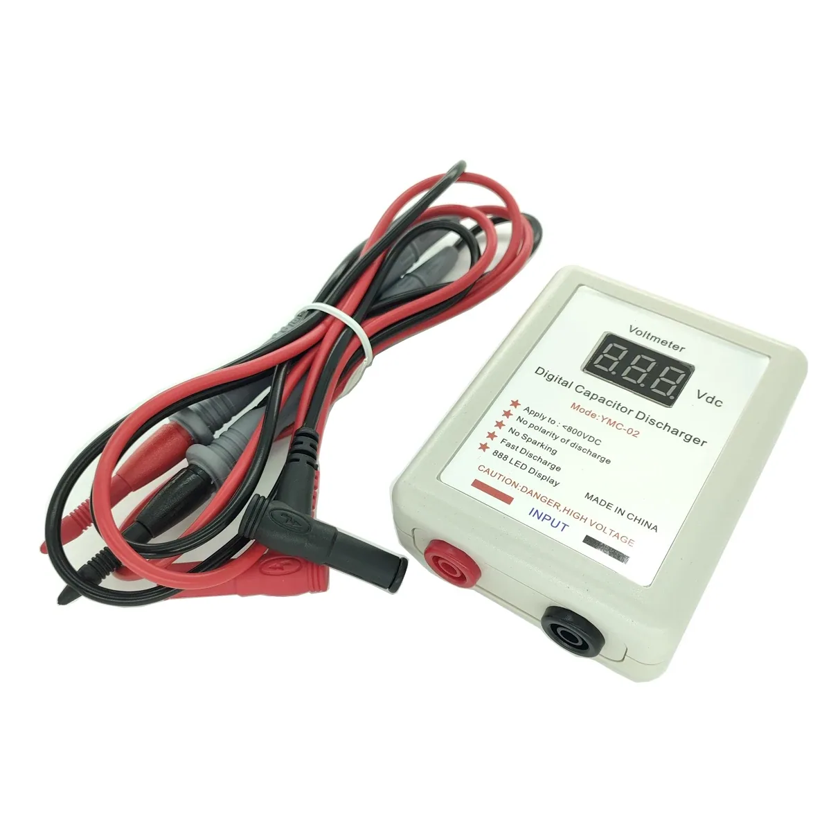 Digital Capacitor Discharger | 3 Digit Blue Display | Below 800V DC, 150J Max - Thumbnail 4