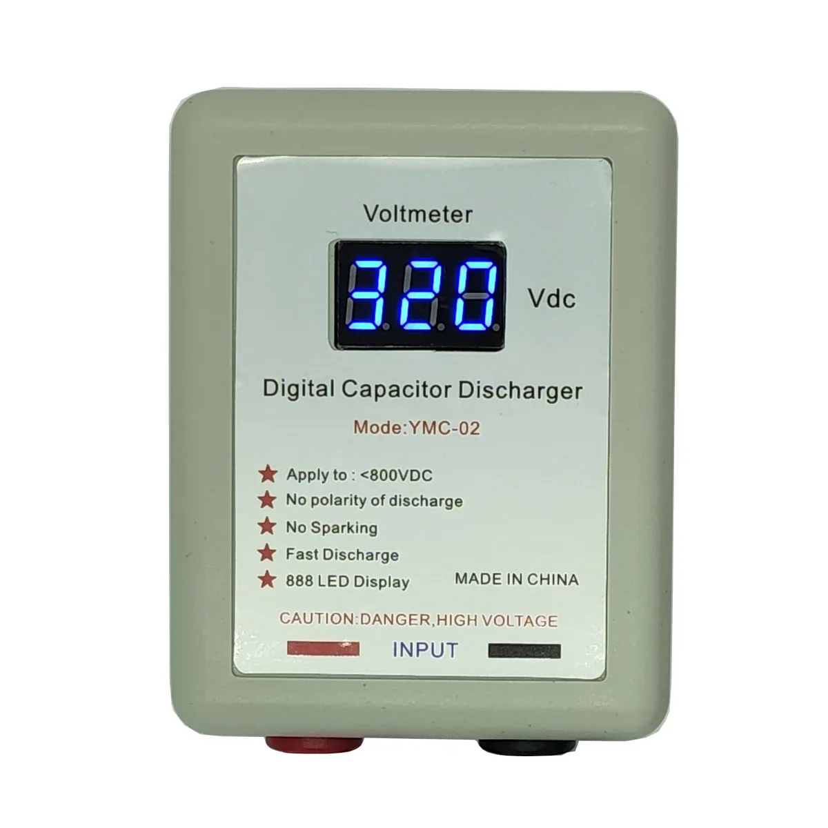 Digital Capacitor Discharger | 3 Digit Blue Display | Below 800V DC, 150J Max - Thumbnail 3