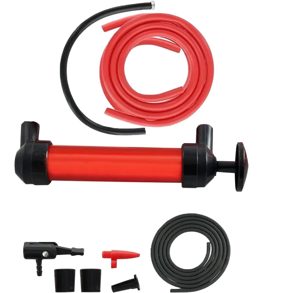 Fuel Pump Siphon Tube | Portable Liquid Extractor | Car & Motorcycle Gas - Thumbnail 3