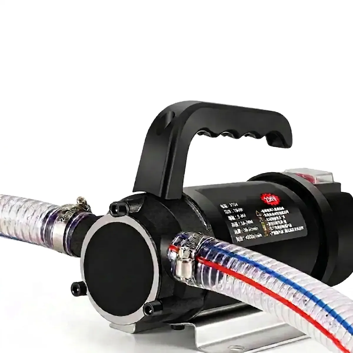 Electric dual-purpose oil extractor pump with carry handle and self-priming motor