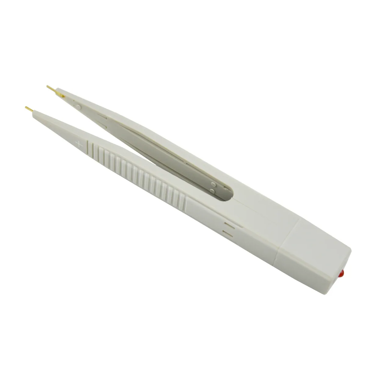 Capacitor Discharge Pen | Grey Tweezer Type with LED | Below 1000V