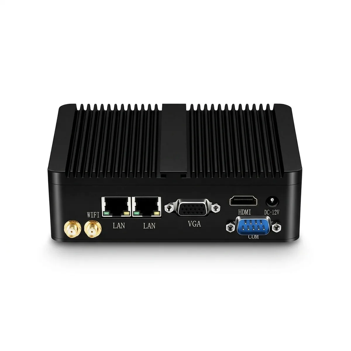 Industrial Mini PC | Gigabit LAN HDMI VGA | Compact IoT Embedded Box - Thumbnail 2