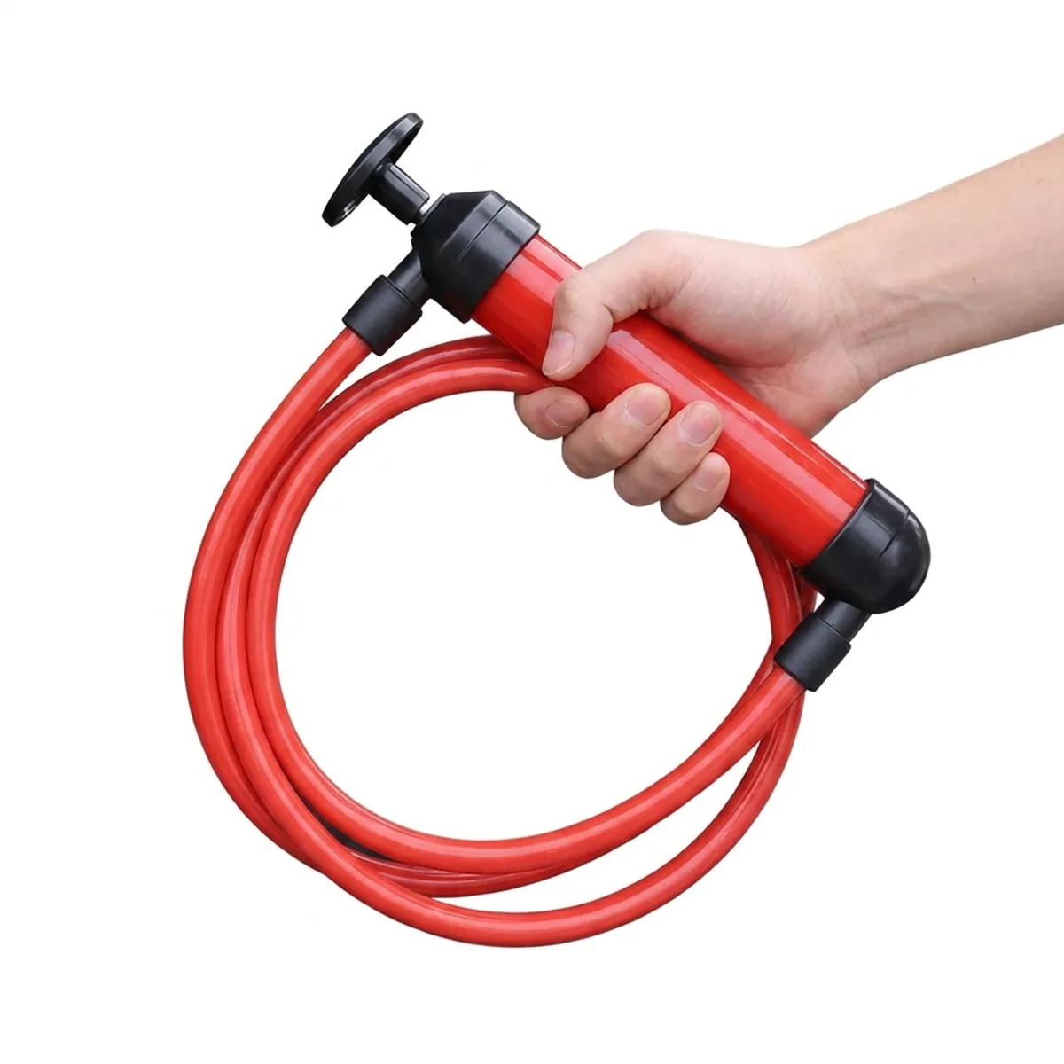 Fuel Pump Siphon Kit | Portable Inflatable Bulb | Gas Petrol Fluid Hose - Thumbnail 4