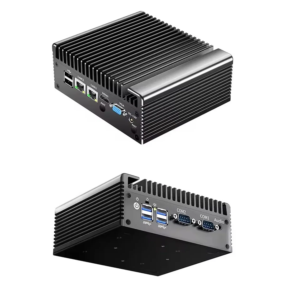 Firewall Appliance Mini PC | Fanless Dual LAN | 2x COM Ports - Thumbnail 2