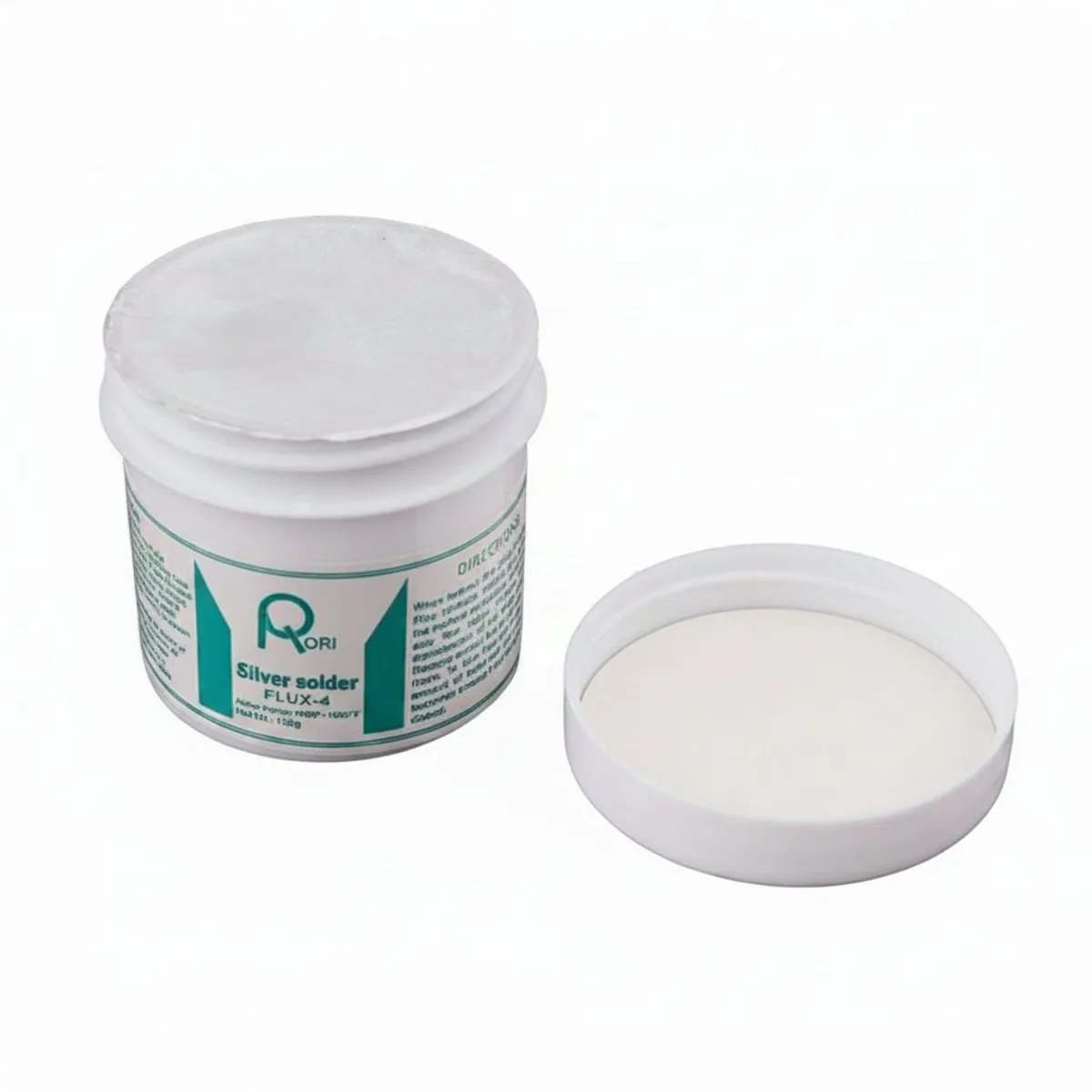 High-temperature silver brass brazing powder for welding copper and aluminum, 30 or 50 gram container of soldering paste flux.