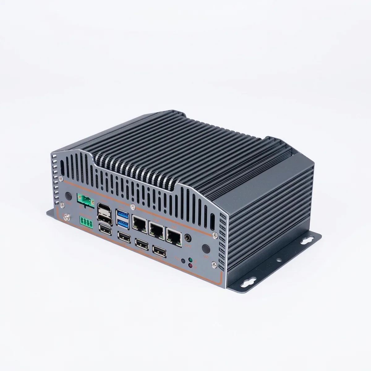 Fanless Industrial Mini PC | 3 LAN PoE 6 COM | 12th Gen Alder Lake-N - Thumbnail 2