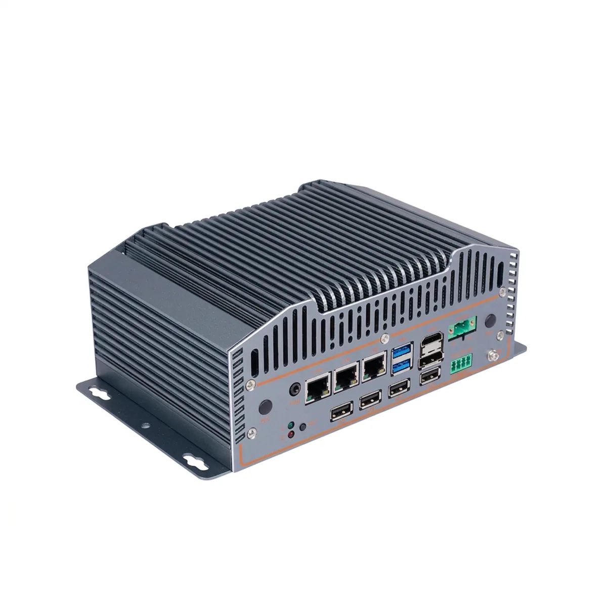 Fanless Industrial Mini PC | 3 LAN PoE 6 COM | 12th Gen Alder Lake-N - Thumbnail 4