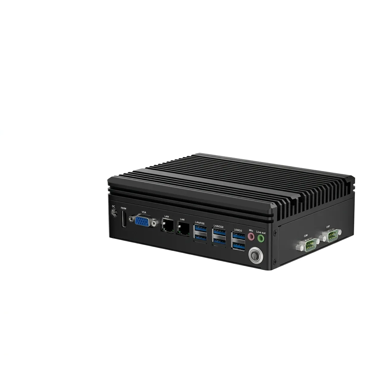 4 Port 2.5G Mini PC Industrial | Low Power Fanless COM | CNC Machine Vision - Image 1